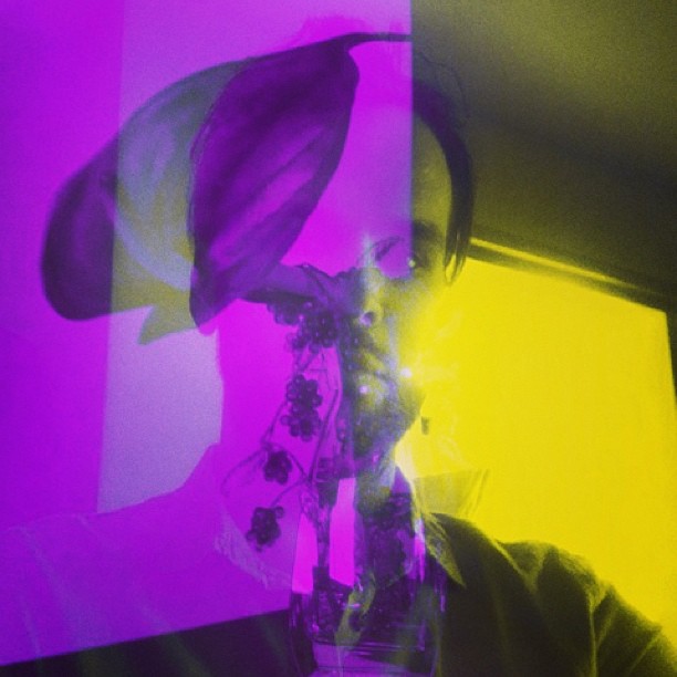 Autorretrato de iphone al estilo Mapplethorpe.