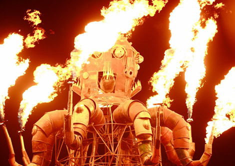 The Burning Man, Fallas en Nevada (EEUU).