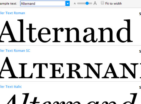 Miller, la tipografía que define la maqueta 'Monocle'.