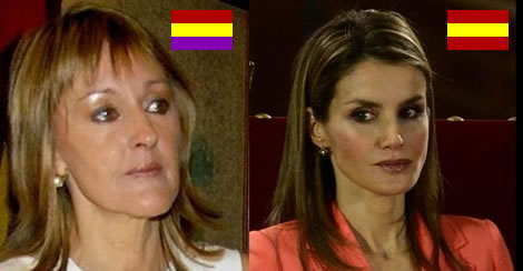 Familias divididas incluso en la monarquía. Henar contra su sobrina Letizia.