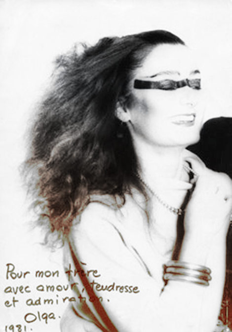 Olga Poliakoff en 1981, adelantándose a una tendencia de maquillaje que en 2015 todavía no baja de las pasarelas.