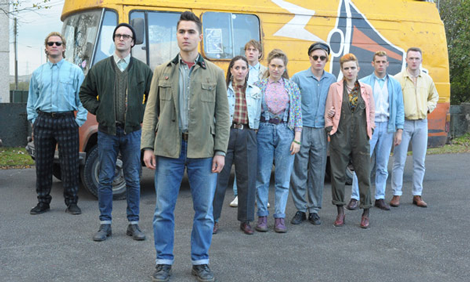 El grupo LGTB en defensa de los mineros.