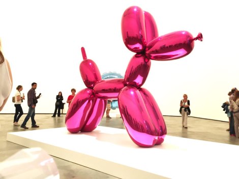 Balloon Dog, de Jeff Koons.